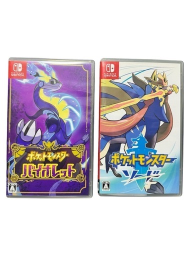 決まりました！【美品】Switch★ポケモン バイオレット ソード 2点セット