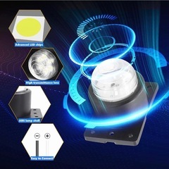 2個セット Eサイドマーカーランプ LED 警告灯 DC24Vの画像