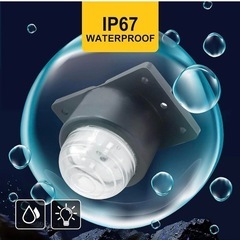 2個セット Eサイドマーカーランプ LED 警告灯 DC24Vの画像