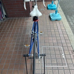 ★美品★ヴィンテージ　クロモリフレーム　オーダー　ロード　2×10speed　（SHIMANO　105）ブルー　の画像