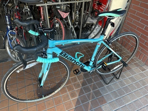 ★美品★Bianchi（ビアンキ）ヴィアニローネⅦ　SORA　2×9speed　チェレステ