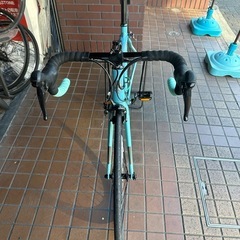 ★美品★Bianchi（ビアンキ）ヴィアニローネⅦ　SORA　2×9speed　チェレステ　の画像