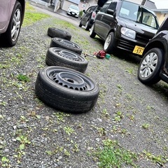 l700 vミラ FF AT 全塗装　マークワンと社外ハンドルは...