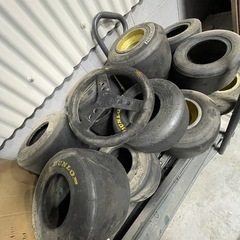 ゴーカート PRD100予備タイヤ付きの画像