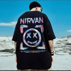 【5L】ゆったりオーバーサイズ Tシャツ 大きいサイズ　新品 若...