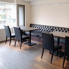 飲食店　イス　ブラック　業務用　店舗用　インテリア　高級感の画像