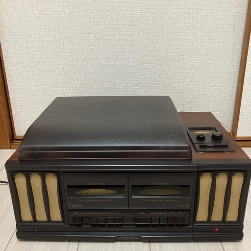 昭和レトロレコードプレーヤーCOLUMBIA/GP-W14/現状品/ジャンク品