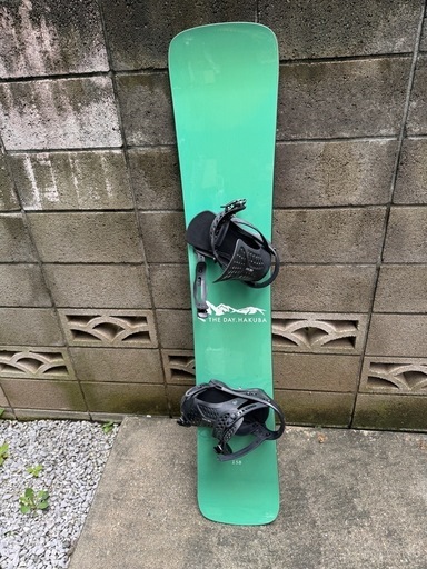 FLUXバイン付き THE DAY HAKUBA GORYUモデル　158㌢　FLUX PR M/L付き 小田急線祖師谷大蔵徒歩15分の事務所に取りに来る、or車で30分圏内夜配送希望の方用 27000円