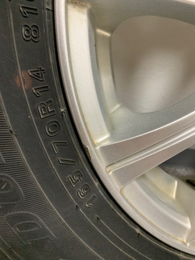 WINTER MAXX WM02 スタッドレスタイヤ 14インチ ホイール付き