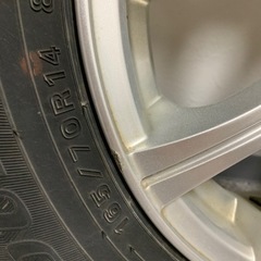 WINTER MAXX WM02 スタッドレスタイヤ 14インチ ホイール付きの画像