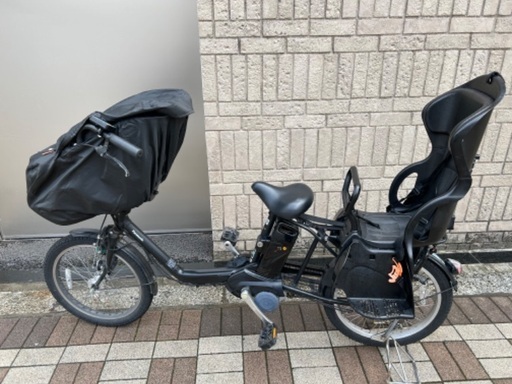 Panasonic電動自転車　前後子ども乗せ付き　使用感あり