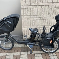 Panasonic電動自転車　前後子ども乗せ付き　使用感あり