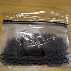 新品　ポーチ付き　ヘアゴム　1000個セットの画像