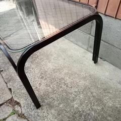 スチールローテーブル　サイズ約74cm×48cm　高さ約36cmの画像