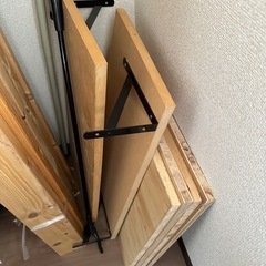 ディアウォール自作棚用　2×4材&板6枚の画像