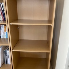 受付終了　カラーボックス　3段　ナチュラルの画像