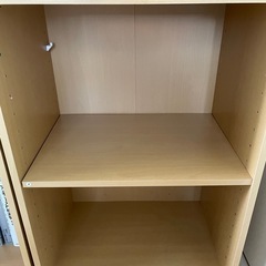 受付終了　カラーボックス　3段　ナチュラルの画像