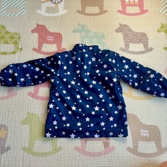 キッズジャンパー　90 紺星　ベビー服の画像