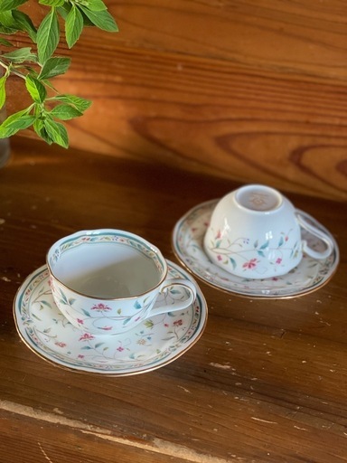 ノリタケ　コーヒーカップ　2客セット