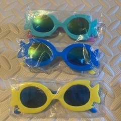 未使用キッズサングラス　魚　プールメガネ