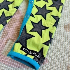 villeavalla ロンパース68(70cm相当)　グリーン星　ベビー服の画像
