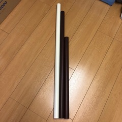 未使用集成材白木手摺り4本セット