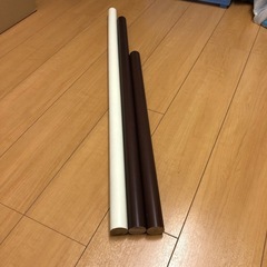 未使用集成材白木手摺り4本セットの画像