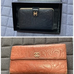 CHANELカメリア　財布　2点セット