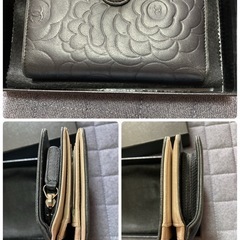CHANELカメリア　財布　2点セットの画像