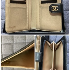 CHANELカメリア　財布　2点セットの画像