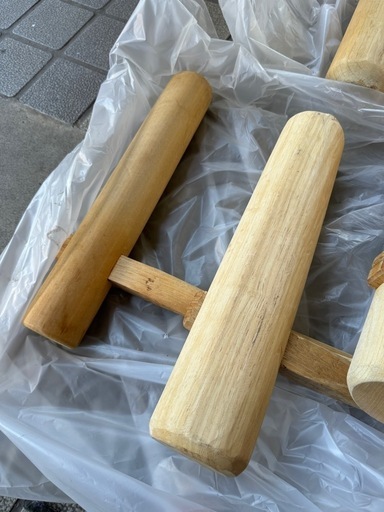餅つきセット　石臼・杵