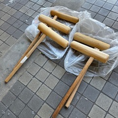 餅つきセット　石臼・杵の画像