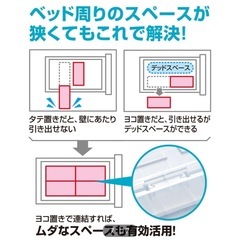 ベッド下収納衣装ケース　ニトリの画像