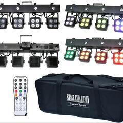 LEDステージ照明　2台セット スタンド付 中古（1回使用）の画像
