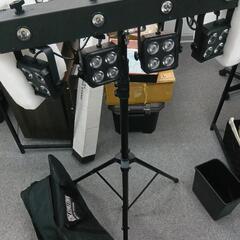 LEDステージ照明　2台セット スタンド付 中古（1回使用）の画像