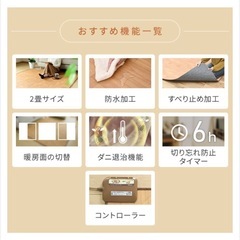 ホットカーペット　防水の画像