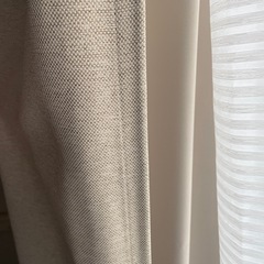 ニトリカーテンベージュ100X190 2枚
