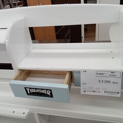 ★ジモティ割あり★  本棚 ホワイト H120×D23×W100 クリーニング済み MT2062の画像