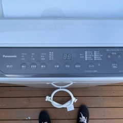 【2020年製】全自動洗濯機 6kg ホワイトの画像