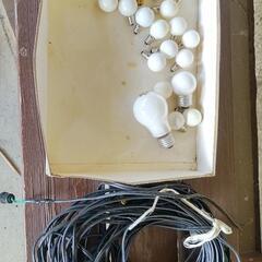 小さなライト球と線類