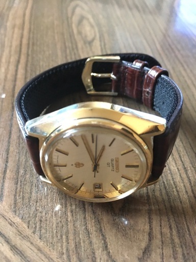 セイコー 38クォーツ QT 3802-7031CAP-GOLD 電池交換稼動中
