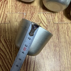 アルミ製? お菓子の型の画像