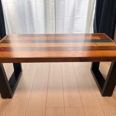 ロハスアンティークテーブル(木製)