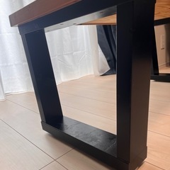 ロハスアンティークテーブル(木製)の画像