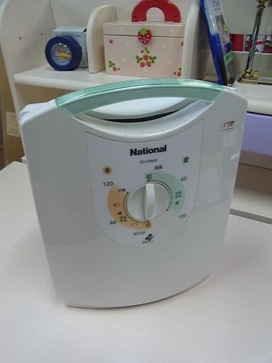 【5】National　ナショナル　布団乾燥機　FD-F06A5　ふとん乾燥機　2006年製　マット付き