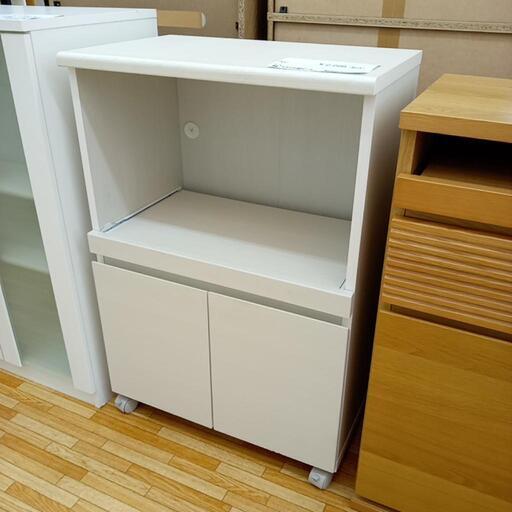 ★ジモティ割あり★ レンジ台　ホワイト系カラー　クリーニング済　YJ3728