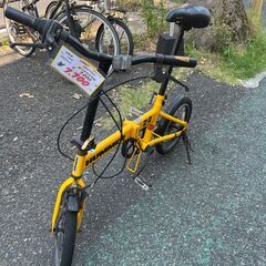 リサイクルショップどりーむ天保山店　No1352　折り畳み自転車　HUMMER　６段ギア付き　１６インチ　の画像
