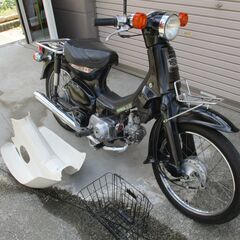 実働、車庫保管、低走行、奇麗なカブ　72cc