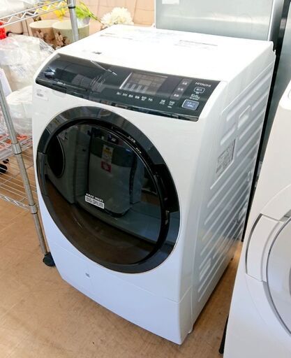 12/14日立/HITACHI ドラム式洗濯機 BD-SG100EL 10kg 2019年製