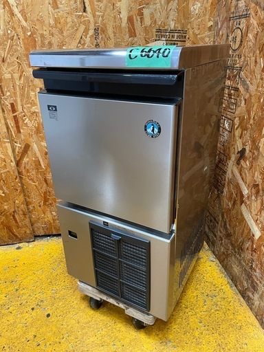 C(6640)ホシザキ キューブアイスメーカー 業務用 製氷機 IM-25M M001 50/60Hz 100V W395D450H770 中古品 飲食店 お引き取りも歓迎 大阪